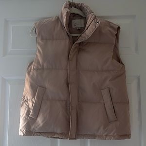 A new day pink puffer vest XS